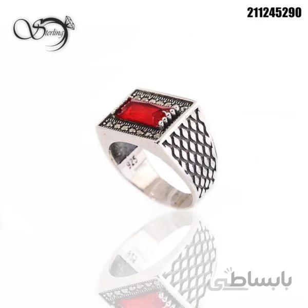 انگشتر نقره مردانه کد:۱۷۵۶