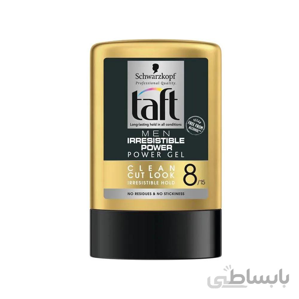 ژل مو تافت کتابی اصل حجم 300 میل taft Irresistible Power