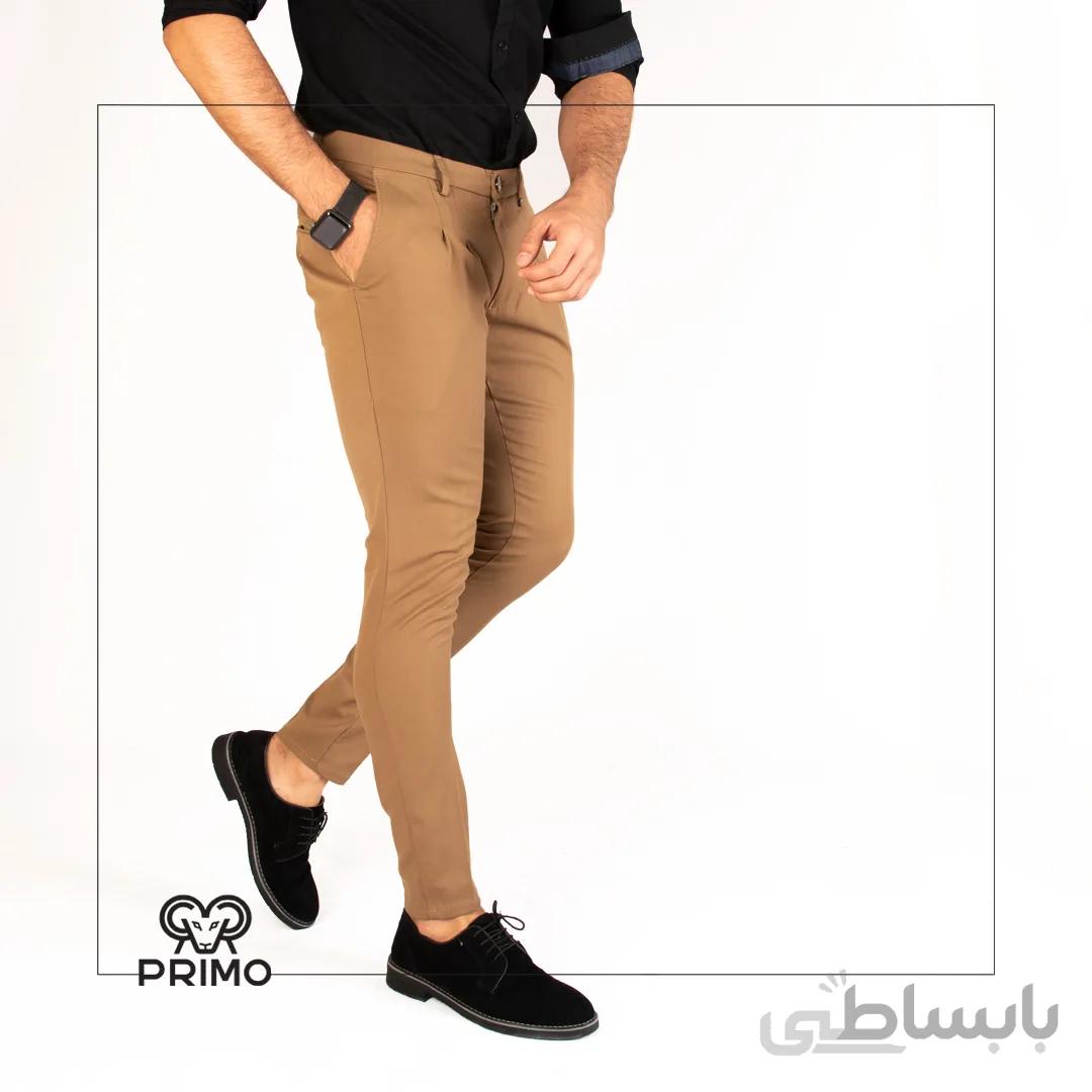 شلوار پارچه فاستونی مردانه مدل ساده 315804