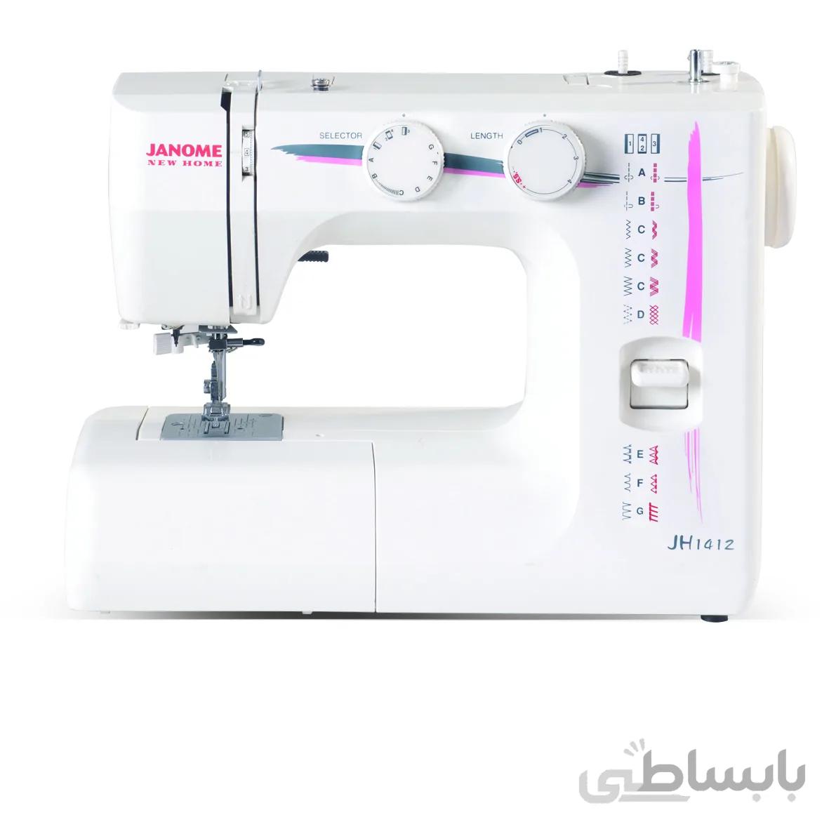 چرخ خیاطی ژانومه مدل 1412 ا JANOME SEWING MACHINE MODEL 1412
