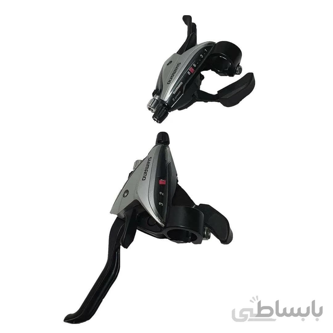 دسته دنده دوچرخه ۸سرعته شیمانو SHIMANO مدل ST-EF65 بسته ۲عددی
