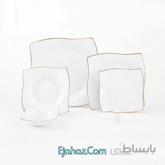 زرین سری آسترو سرویس چینی 30 پارچه غذاخوری زرین 6 نفره درجه: عالی