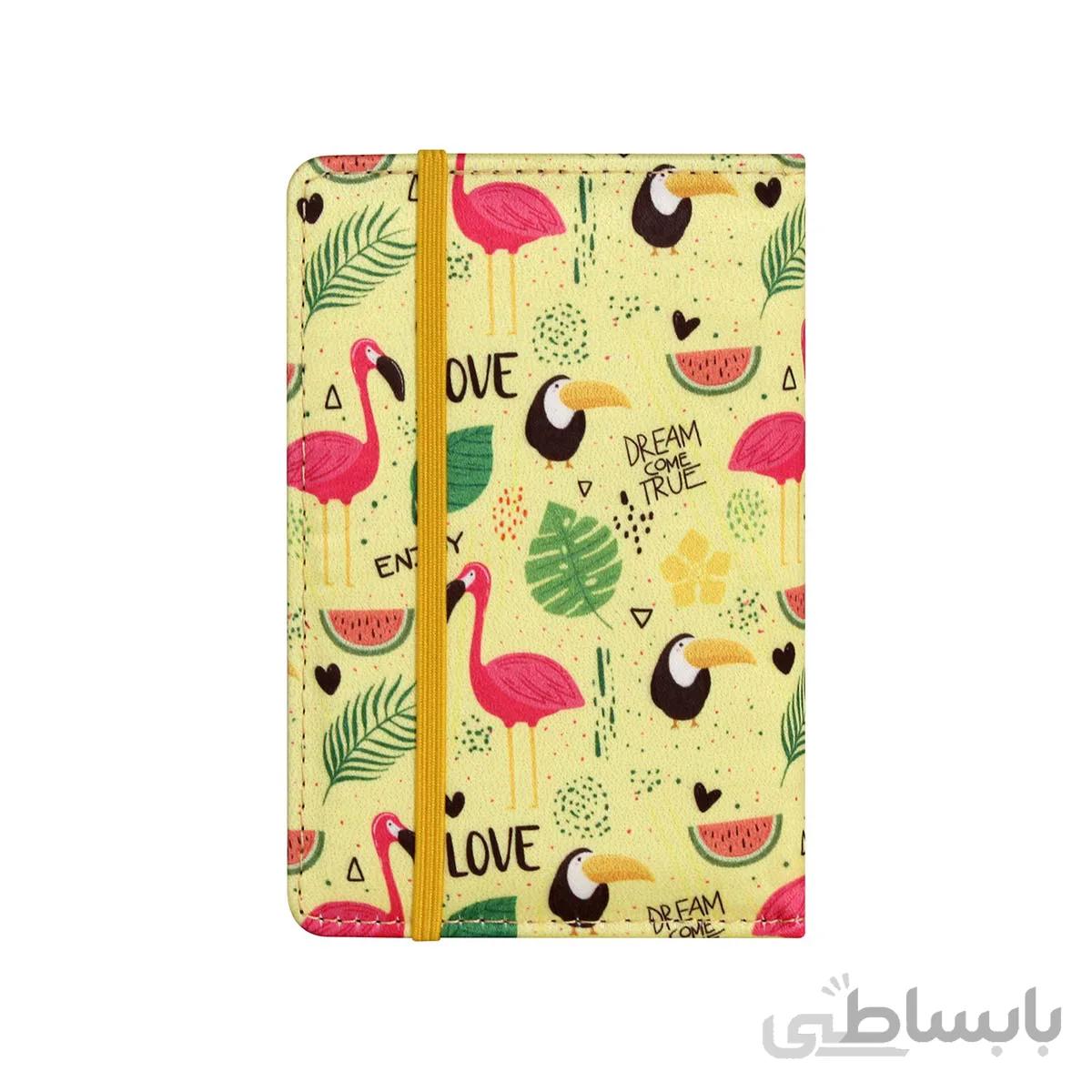 دفترچه خط دار صحافی قطع جیبی sjk78