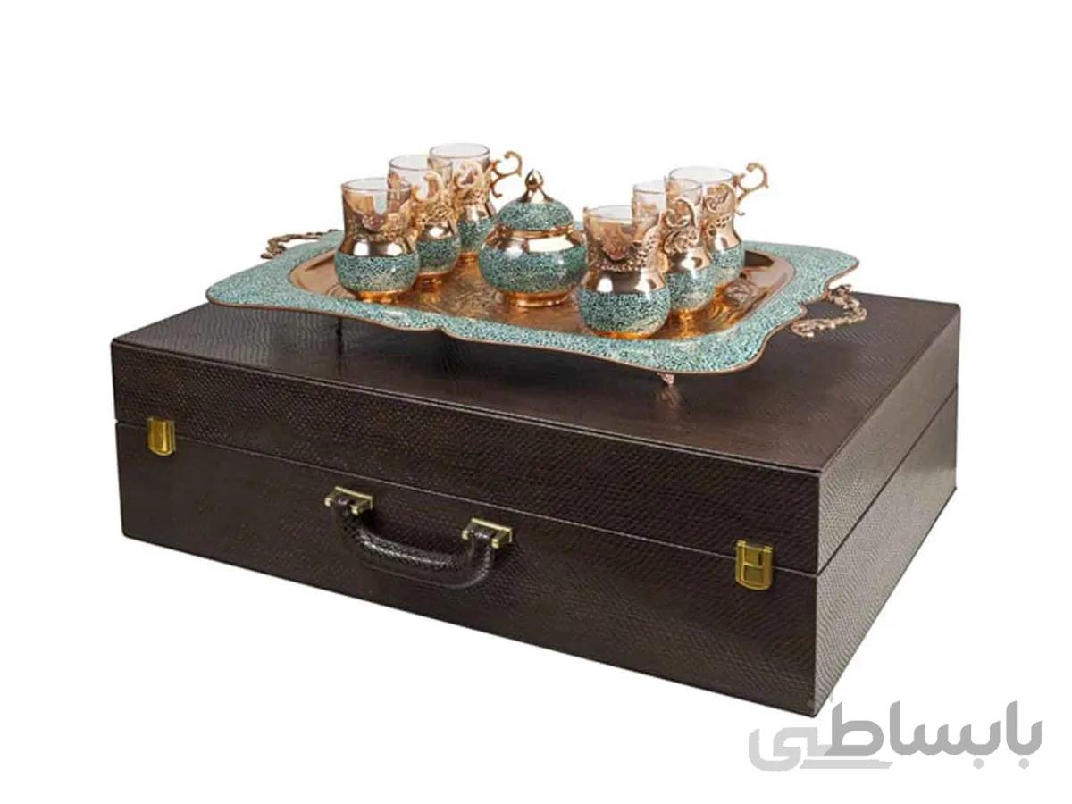 سرویس چای خوری فیروزه کوب اعلا