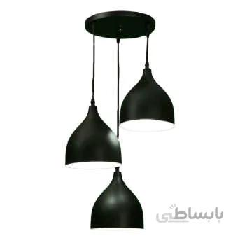 لوستر 3 شعله مدل شیپوری کوتاه کد 760