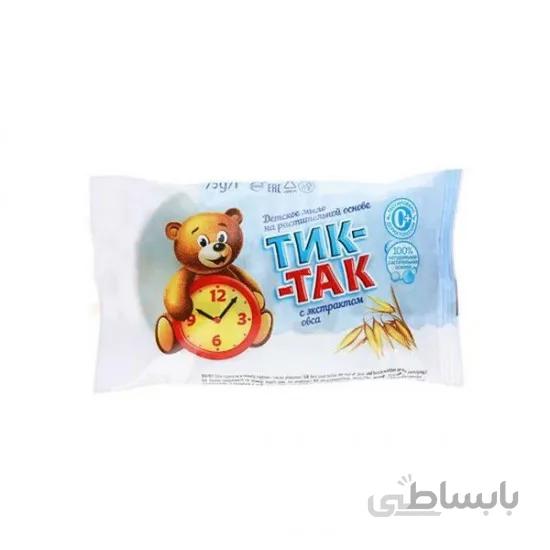 صابون بچه اورگانیک تیک تاک ТИК-ТАК عصاره جو 75 گرم