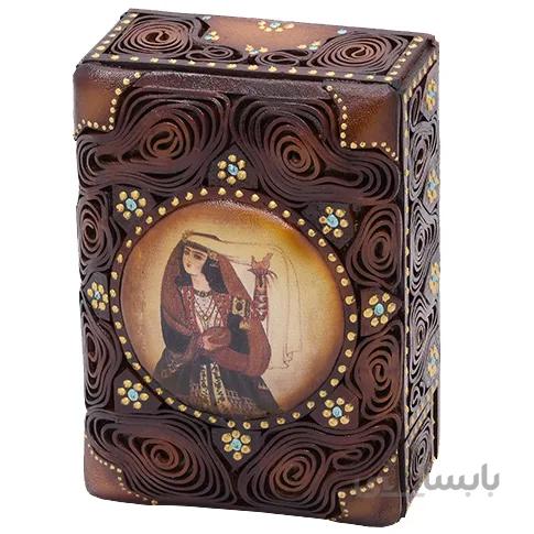 جعبه جواهرات چرمی کشویی(پاسور) کدCH-6