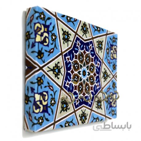 جا کلیدی دیواری مخمل شمسه