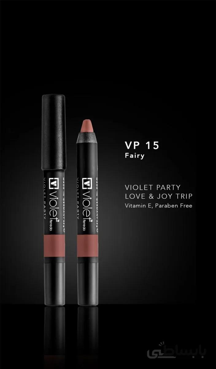 رژلب مدادی ویولت فردو violet feredo 15