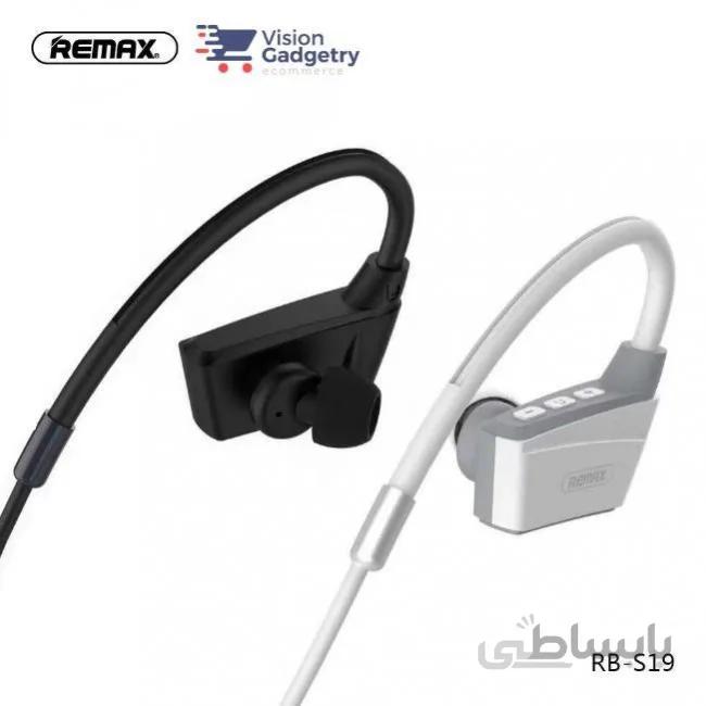 هندزفری بلوتوث گردنی ریمکس REMAX Wireless Sports Earphone RB-S19 ا REMAX Wireless Sports Earphone RB-S19