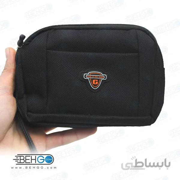 کیف موبایل ، لوازم و کیف پاور بانک مدل گائولما سه زیپ کیف کمری Gaolema 3 zipper Mobile Accessories Bag