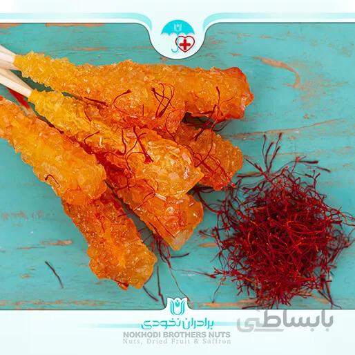 نبات نی درا زعفرانی پوشال دار