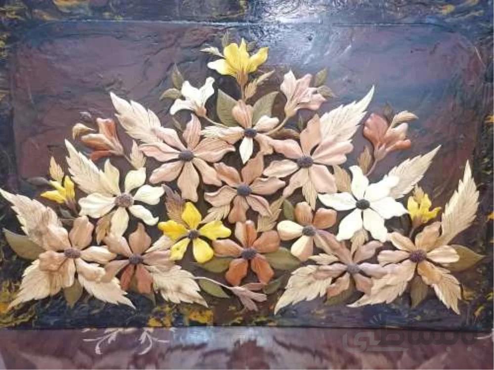 تابلو معرق منبت طرح گل