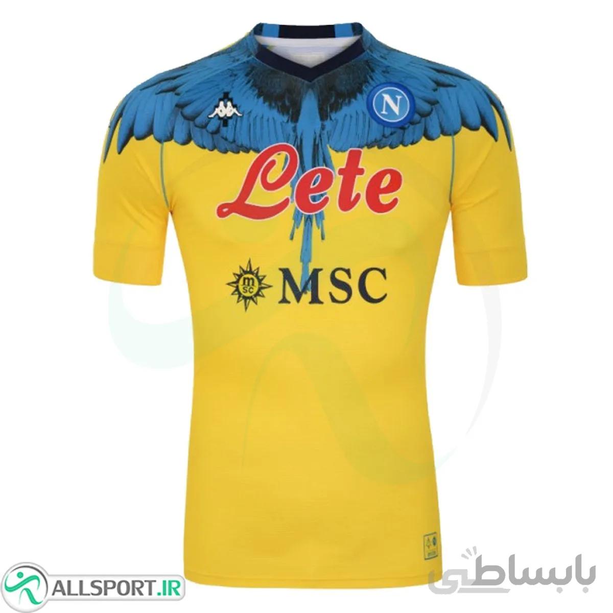 پیراهن پلیری دروازه بانی ناپولی Napoli 2021 Goalkeeper Soccer Jersey