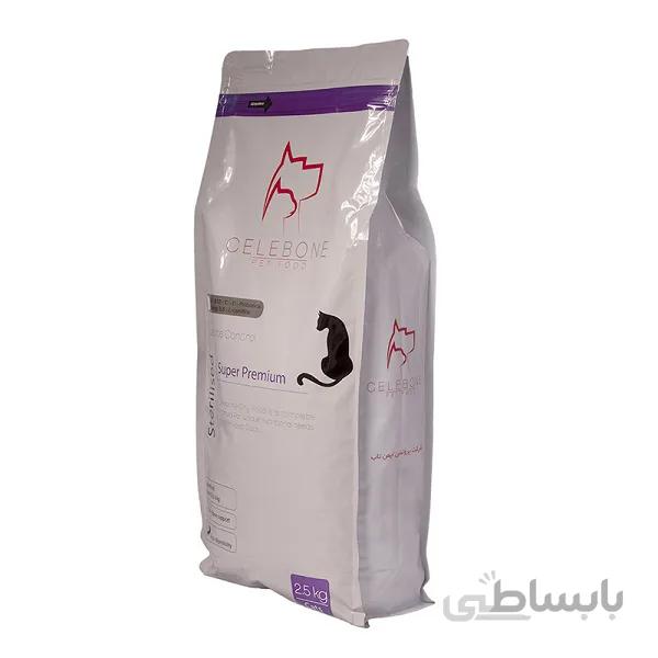 غذا خشک گربه سلبن مدل sterilised وزن 2.5 کیلوگرم