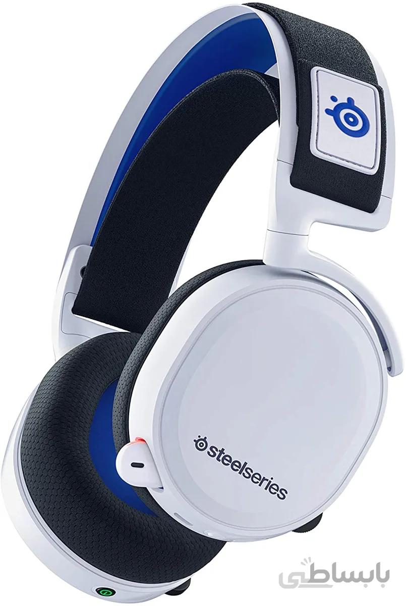 هدست گیمینگ بی سیم استیل سریز ARCTIS 7P Black ا SteelSeries ARCTIS 7P Black Wireless Gaming Headset