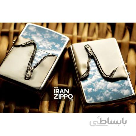 فندک اصل زیپو مدل 3286 | ژاپن | طرح برجسته زیپ
