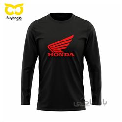 پیراهن آستین بلند مردانه مشکی honda