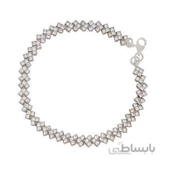 دستبند نقره زنانه مدل مدرن کد dp_380