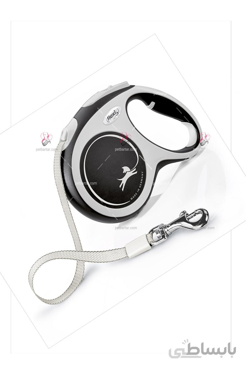 بند قلاده ۵ متری نواری مدل نیو کامفورت L فلکسی | Flexi Dog Retractable Tape Leash