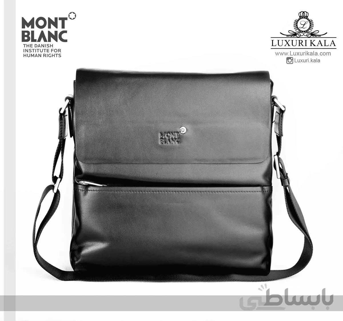 کیف دوشی Mont Blanc ا MONTBLANC LEATHER CITY BAGS
