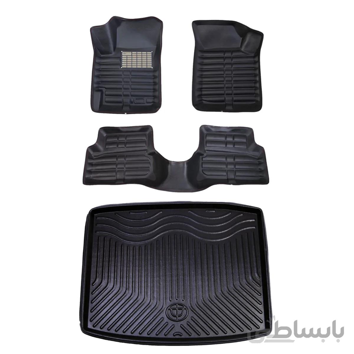 کفپوش سه بعدی برلیانس 320 به همراه کفپوش صندوق مدل لوکس سهیل