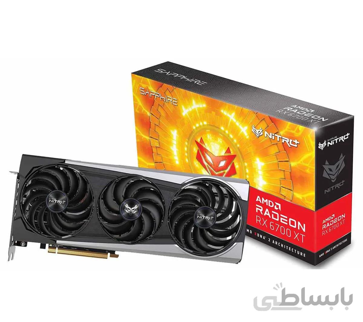 کارت گرافیک سافایر NITRO+ RX 6700 XT GAMING OC ا Sapphire NITRO+ AMD Radeon RX 6700 XT 12GB GDDR6 Graphics Card