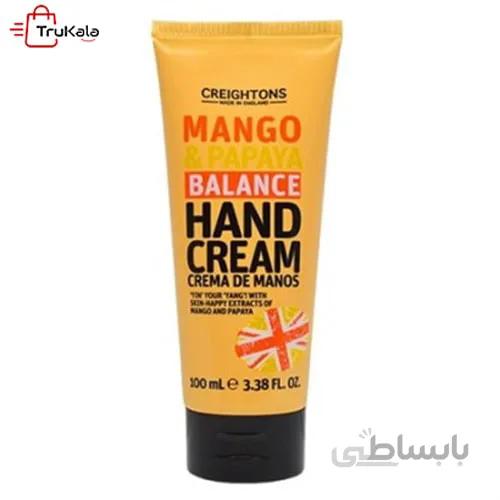 کرم دست حاوی عصاره انبه و پاپایا کرایتون