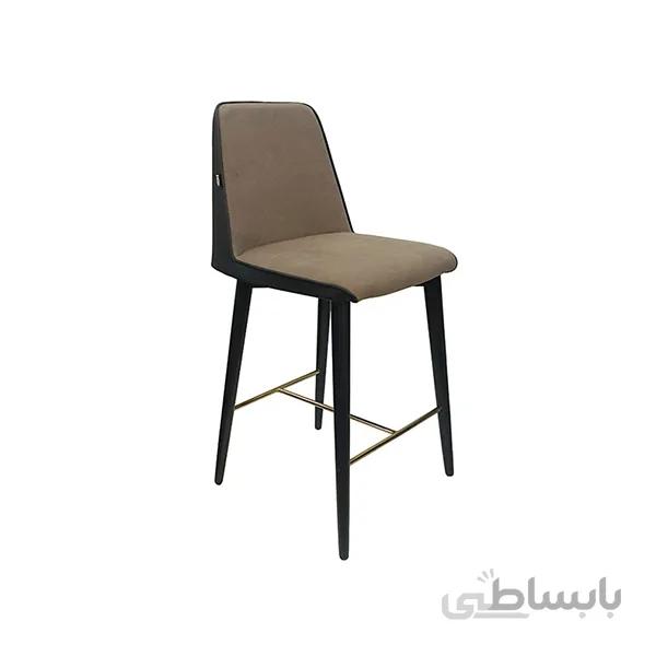 صندلی کانتر بدون دسته نظری مدل نایس پایه چوبی