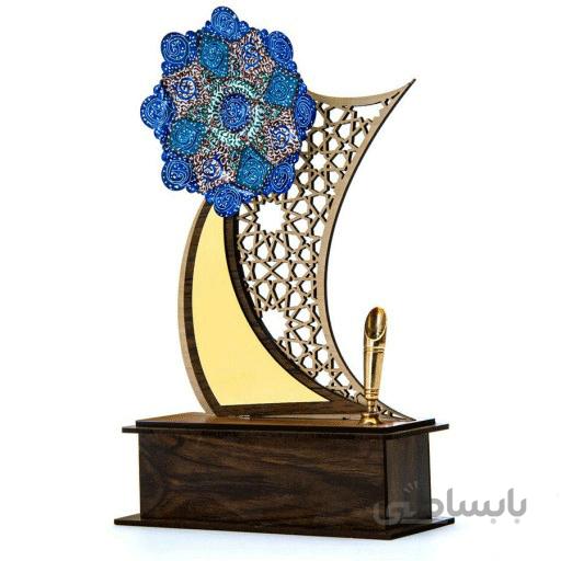 تندیس میناکاری جاخودکاری طرح پرچم صنایع دستی نانسی