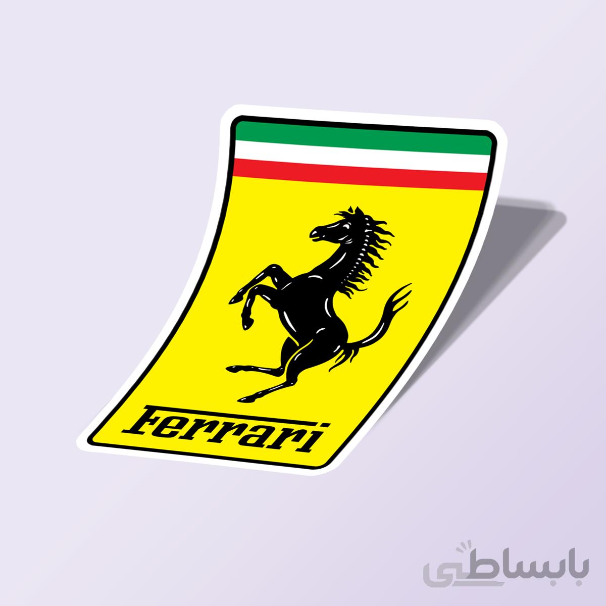 استیکر Ferrari-logo