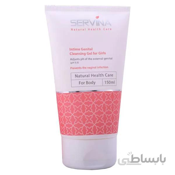ژل بهداشتی دوشیزگان اینتیم ژنتال سروینا ا Servina Intime Genital Cleansing Gel For Girls