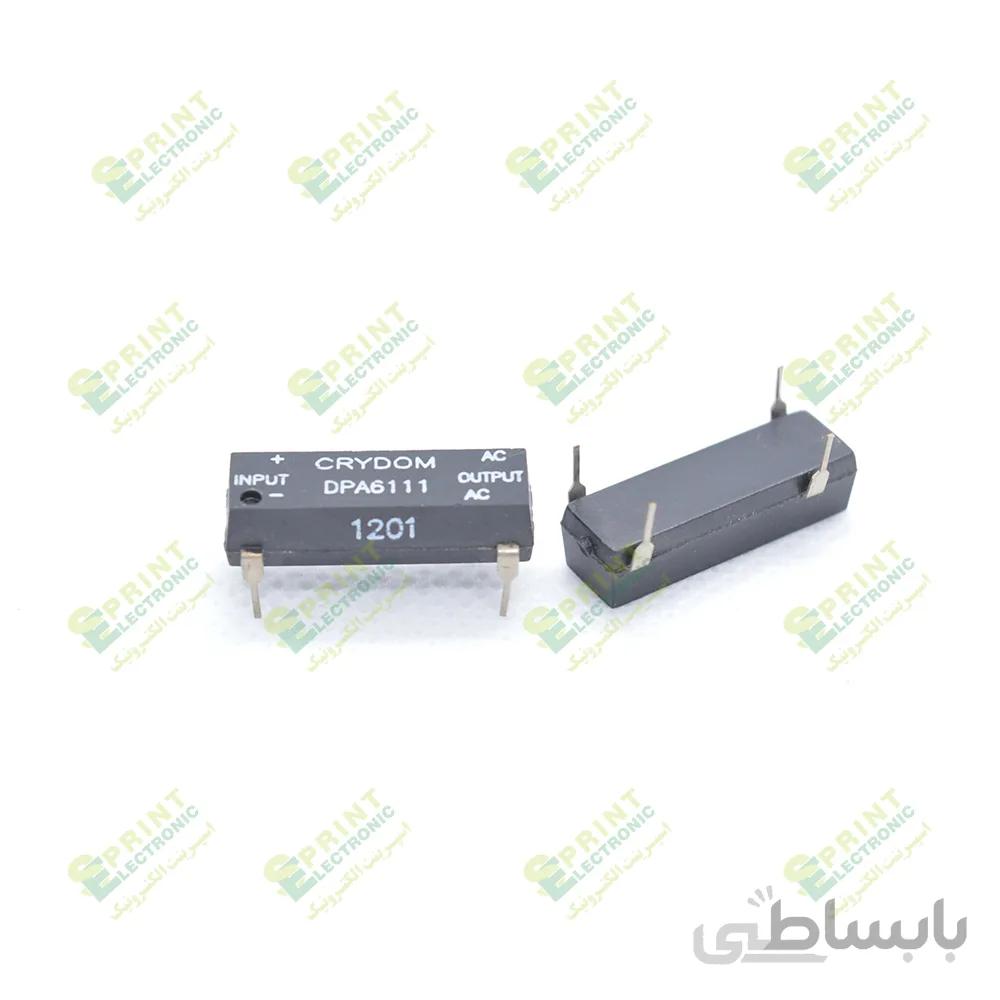 رله الکترونیکی SSR روبردی 4 پایه تک فاز 1 آمپر DC/AC