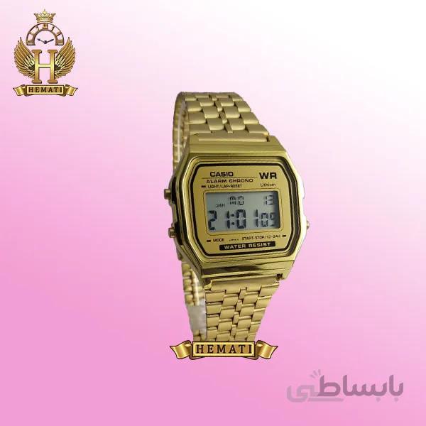 ساعت اسپرت کاسیو نوستالژی CASIO A159WA-N1DF طلایی