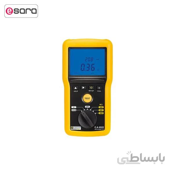 تستر مقاومت عایقی کاوین آرنوکس مدل CA6522 ا Chauvin Arnoux CA6522 Insulation And Continuity Testers