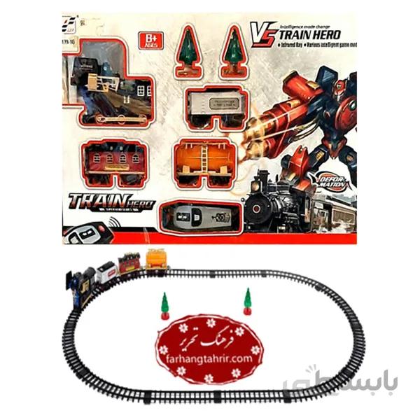 اسباب بازی قطار تبدیل شونده به ربات مدل TRAIN HERO