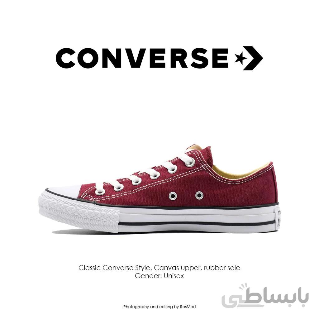کتانی کانورس آل استار – Chuck Taylor Converse All Star Ox Maroon