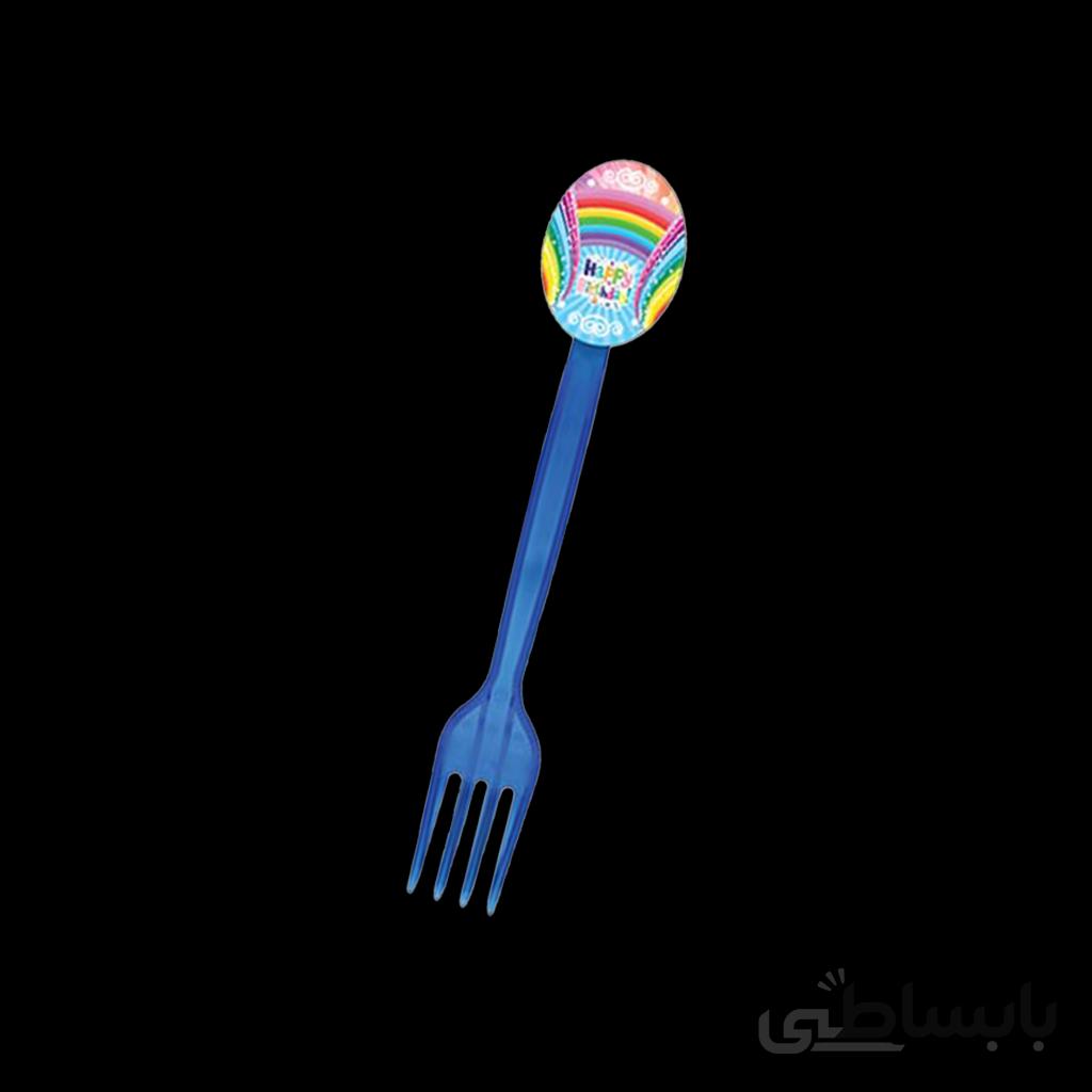 چنگال تم تولد رنگین کمان