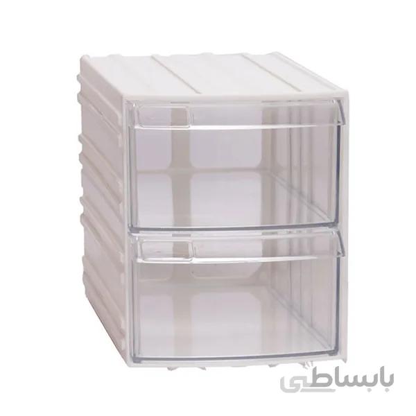 جعبه قطعات کشویی 17x10 با قابلیت توسعه مدل 102 دو کشو