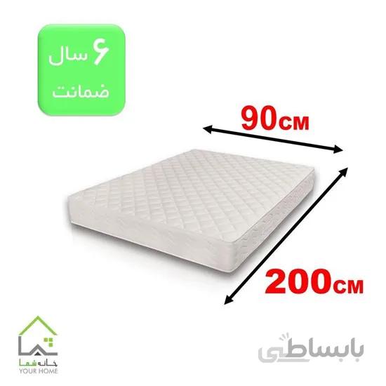 تشک رویال یکنفره 6 سال ضمانت و قطر 30 سانتی