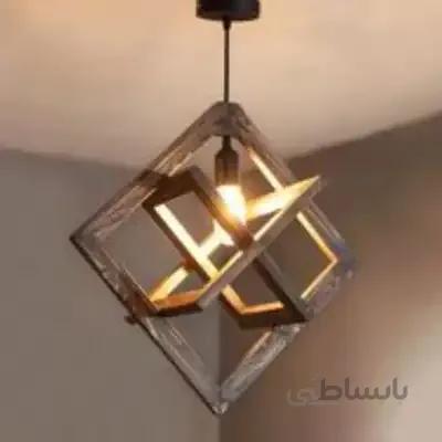 لوستر چوبی کد 2