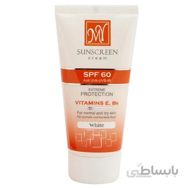 کرم ضد آفتاب بدون رنگ SPF60 مای