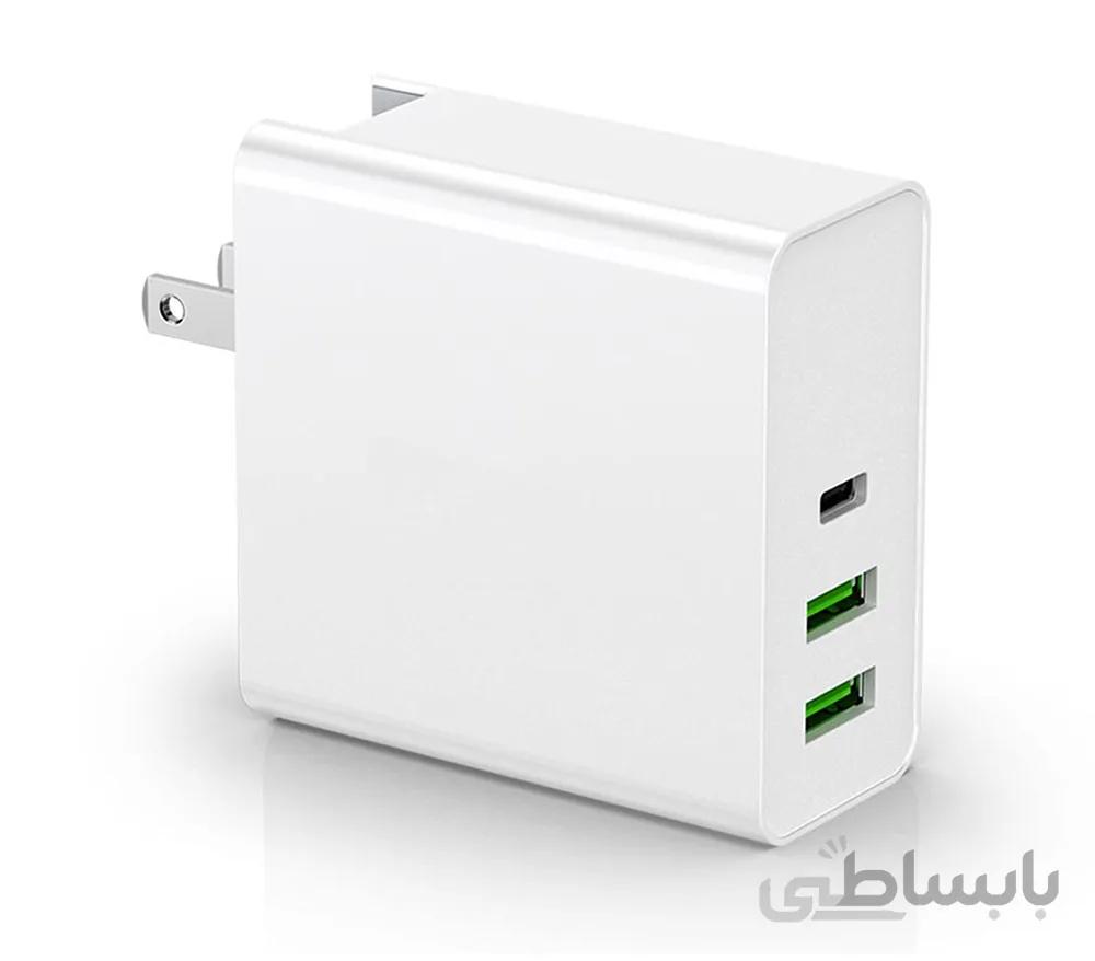 شارژر 65W USB-C PD & USB-A مدل PD-653A