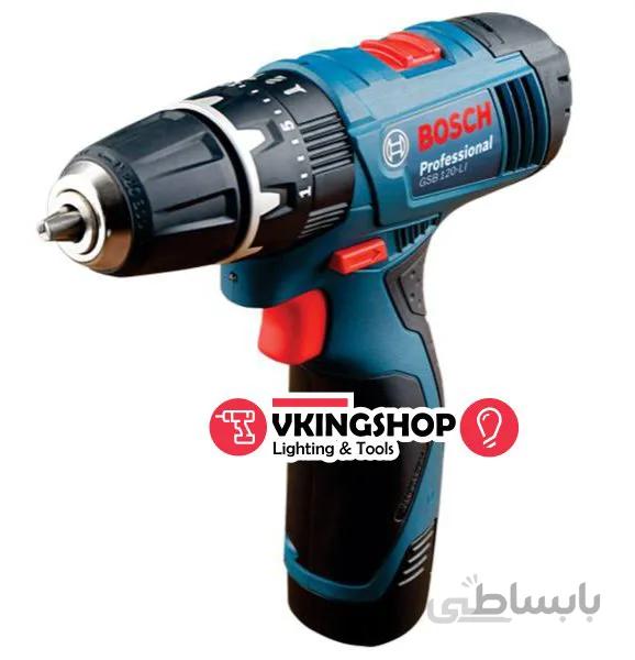 دریل پیچ گوشتی چکشی شارژی بوش مدلGSB 120-LI