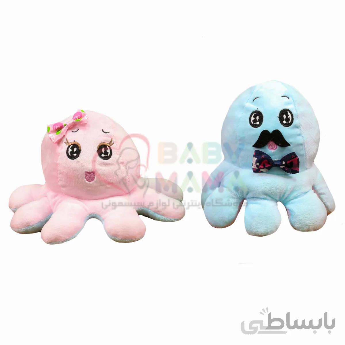 عروسک اختاپوس دو طرفه دختر و پسر کد9664