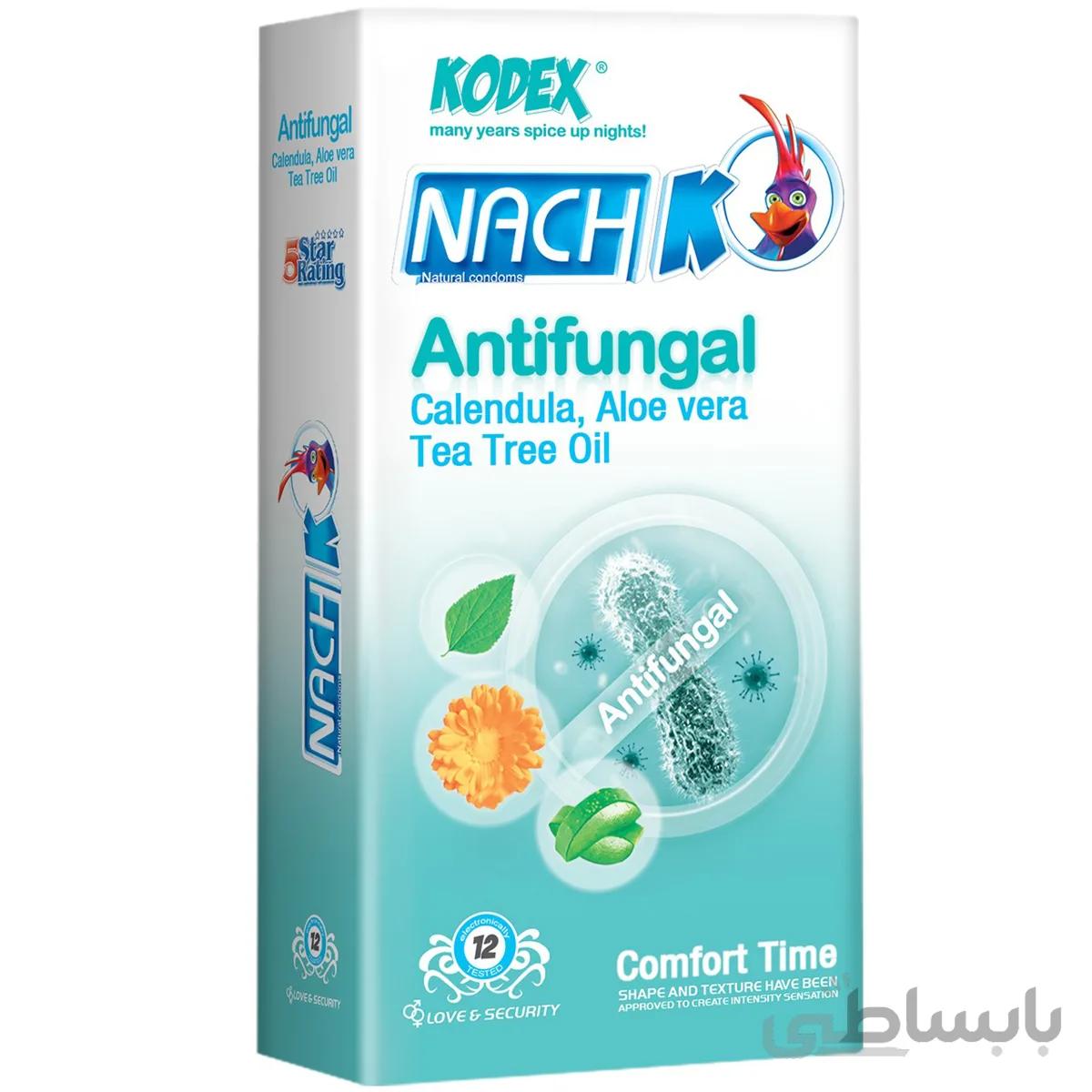 کاندوم کدکس مدل Antifungal(ضد قارچ) بسته 12 عددی ا Kodex Antifungal Condom 12PSC