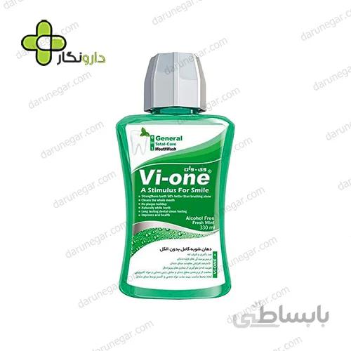 دهانشویه جنرال ۱×۶ وی وان حاوی عصاره نعناع