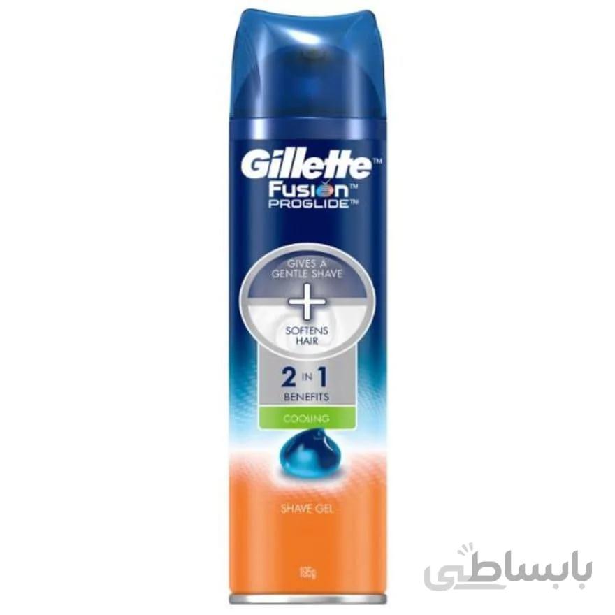 ژل اصلاح فیوژن پروگلاید ژیلتGillette مدل Cooling