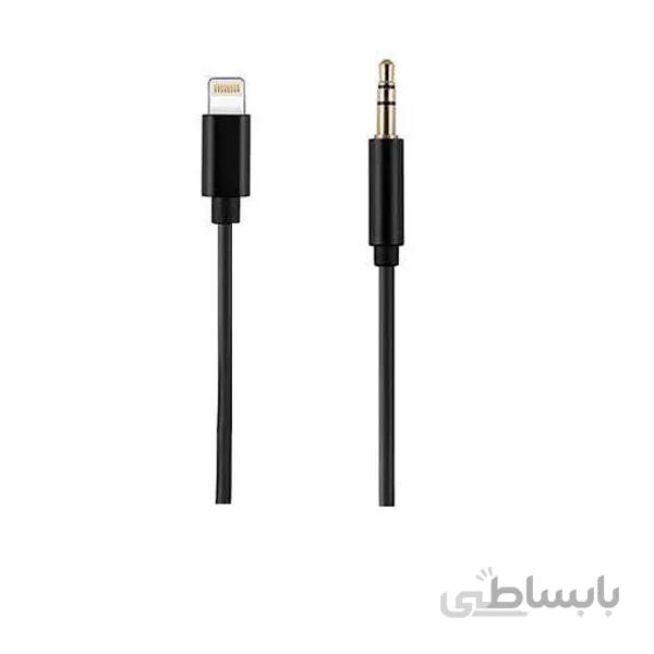 کابل تبدیل لایتنینگ به جک 3.5 میلی متری مدل jh-023 طول 1 متر