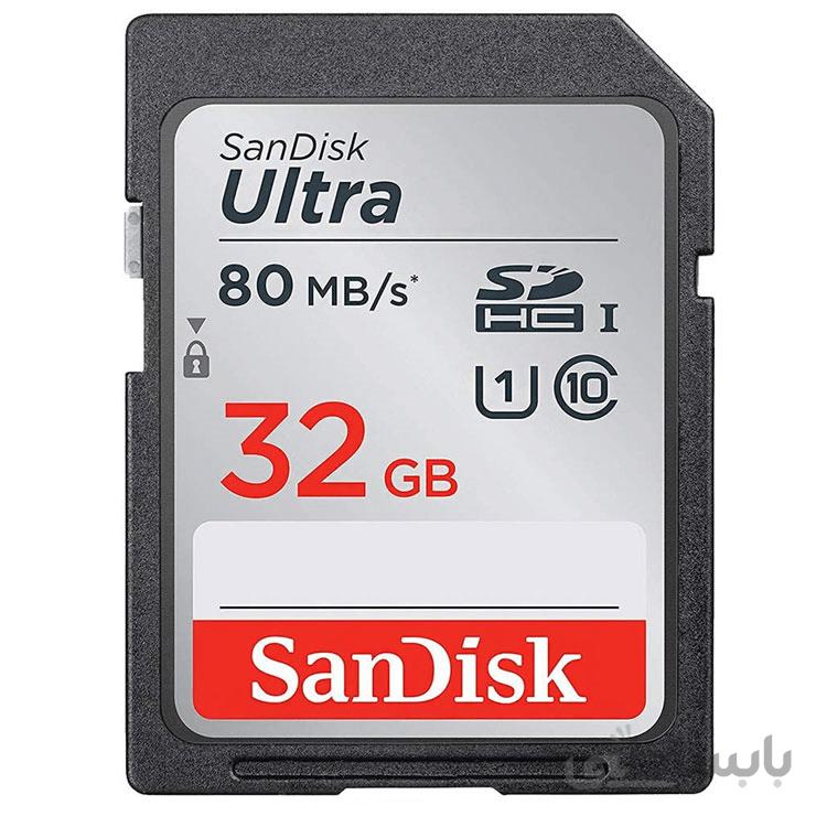 کارت حافظه سندیسک SanDisk 32GB 80mb/s 533X Ultra UHS-I SDHC